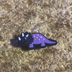 Kids Purple Dinosaur Jibbitz Shoe Charm  Accessory For Crocs & Shoes New 5/$15